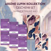 Arsène Lupin Geschenkset - 6 Bücher (mit Audio-Online) + Marmorträume Schreibset Basics, m. 6 Beilage, m. 6 Buch