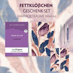 Fettklößchen Geschenkset (mit Audio-Online) + Marmorträume Schreibset Premium, m. 1 Beilage, m. 1 Buch - Maupassant, Guy de