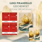 Luigi Pirandello Geschenkset - 4 Bücher (mit Audio-Online) + Eleganz der Natur Schreibset Basics, m. 4 Beilage, m. 4 Buc