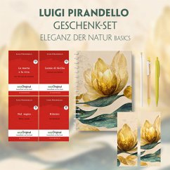 Luigi Pirandello Geschenkset - 4 Bücher (mit Audio-Online) + Eleganz der Natur Schreibset Basics, m. 4 Beilage, m. 4 Buc - Pirandello, Luigi