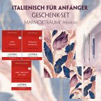 Italienisch für Anfänger Geschenkset - 3 Bücher (mit Audio-Online) + Marmorträume Schreibset Premium, m. 3 Beilage, m. 3