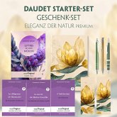 Alphonse Daudet Starter-Paket Geschenkset - 4 Bücher (mit Audio-Online) + Eleganz der Natur Schreibset Premium, m. 4 Bei