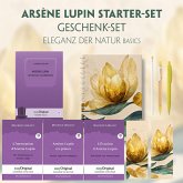 Arsène Lupin Starter-Paket Geschenkset - 4 Bücher (mit Audio-Online) + Eleganz der Natur Schreibset Premium, m. 4 Beilag