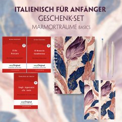 Italienisch für Anfänger Geschenkset - 3 Bücher (mit Audio-Online) + Marmorträume Schreibset Basics, m. 3 Beilage, m. 3 - Gozzano, Guido;de Amicis, Edmondo