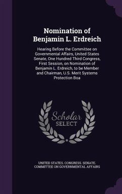 Nomination of Benjamin L. Erdreich: Hearing Before the Committee on Governmental Affairs, United States Senate, One Hundred Third Congress, First Sess