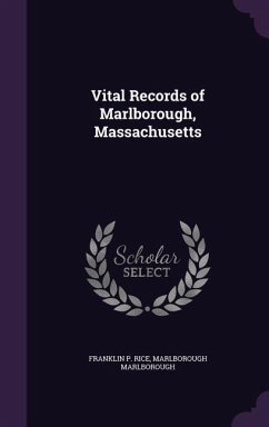 Cover Vital Records of Marlborough, Massachusetts