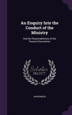 Cover An Enquiry Into the Conduct of the Ministry