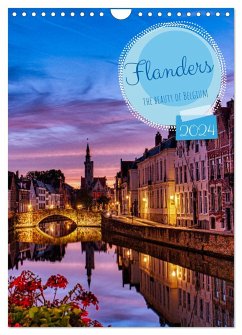 Flanders, the beauty of Belgium (Wall Calendar 2024 DIN A4 portrait), CALVENDO 12 Month Wall Calendar