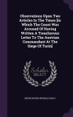 Observations Upon Two Articles in the Times [In Which the Count Was Accused of Having Written a Treacherous Letter to the Austrian Commandant at the S