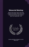 Memorial Meeting