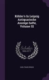 Köhler's In Leipzig Antiquarische Anzeige-hefte, Volume 32