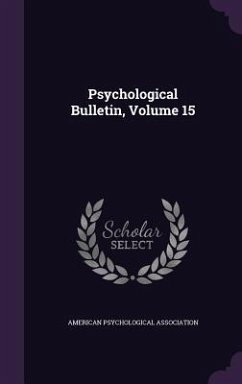 Cover Psychological Bulletin, Volume 15