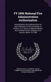 FY 1996 National Fire Administration Authorization
