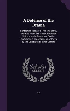 Cover A Defence of the Drama