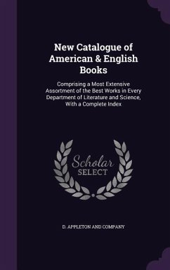 New Catalogue of American & English Books