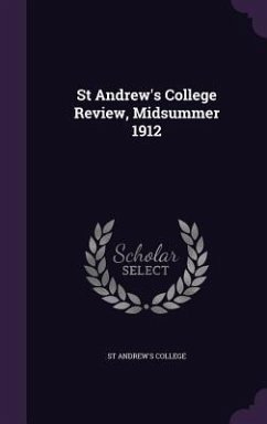 Cover St Andrew's College Review, Midsummer 1912