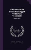 Causal Inference From Cross-lagged Correlation Coeficients