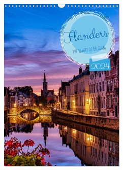 Flanders, the beauty of Belgium (Wall Calendar 2024 DIN A3 portrait), CALVENDO 12 Month Wall Calendar