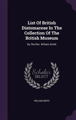 Cover List Of British Diatomaceae In The Collection Of The British Museum
