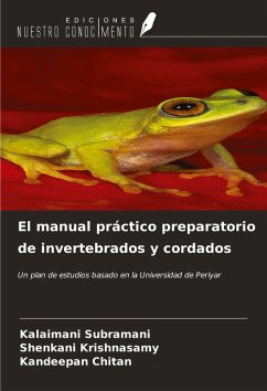 Cover El manual práctico preparatorio de invertebrados y cordados