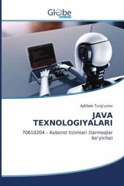 JAVA TEXNOLOGIYALARI - Turg'unov, Adilbek