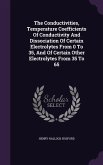 The Conductivities, Temperature Coefficients of Conductivity and Dissociation of Certain Electrolytes from 0 to 35, and of Certain Other Electrolytes