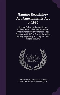 Cover Gaming Regulatory Act Amendments Act of 1995
