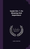 Isaiah XXV. 7, Its Meaning and Importance