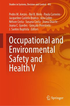 Occupational and Environmental Safety and Health V (eBook, PDF)