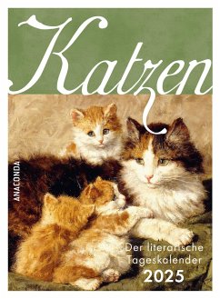Katzen. Der literarische Tageskalender 2025 - von Landsberg, Mareike