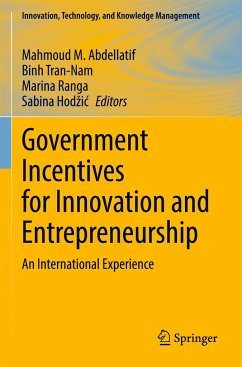 Government Incentives for Innovation and Entrepreneurship