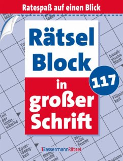 Rätselblock in großer Schrift 117 - Krüger, Eberhard