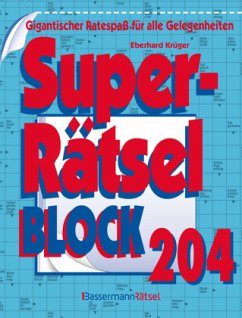 Superrätselblock 204 (5 Exemplare à 4,99 EUR) - Krüger, Eberhard
