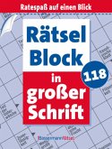 Rätselblock in großer Schrift 118 (5 Exemplare à 2,99 EUR)