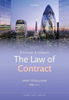 O'Sullivan & Hilliard's The Law of Contract - O'Sullivan, Janet (, Fellow and Vice-Master of Selwyn College, Unive