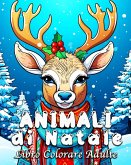 Animali di Natale Libro Colorare Adulte