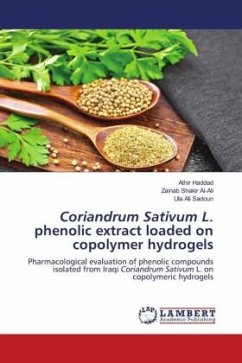 Coriandrum Sativum L. phenolic extract loaded on copolymer hydrogels
