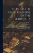 A List Of The False Readings Of The... - Bild 1