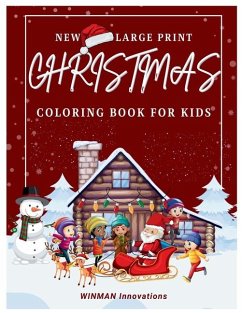 New Large Print Christmas Coloring Book for Kids - Innovations, Winman