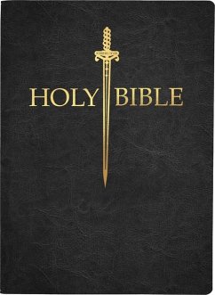 KJV Sword Bible, Large Print, Black Genuine Leather, Thumb Index - Whitaker House