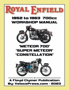 Cover ROYAL ENFIELD 1952-1963 700cc METEOR 700, SUPER METEOR & CONSTELLATION FACTORY WORKSHOP MANUALS