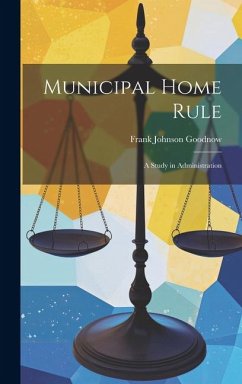 Cover Municipal Home Rule: A Study in Administration