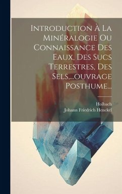 Introduction À La Minéralogie Ou Connaissance Des Eaux, Des Sucs Terrestres, Des Sels, ...ouvrage Posthume... - Henckel, Johann Friedrich; Holbach