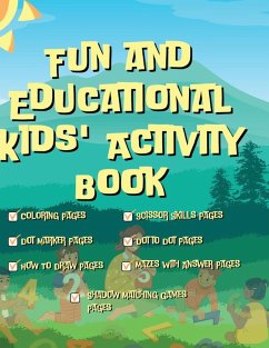Cover Fun and Educational Kids Activity Book