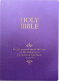 KJV Holy Bible, Delight Yourself in the Lord Life Verse Edition, Large Print, Royal Purple Ultrasoft