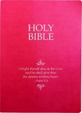 KJV Holy Bible, Delight Yourself in the Lord Life Verse Edition, Large Print, Berry Ultrasoft