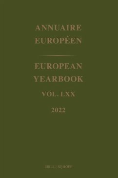 European Yearbook / Annuaire Européen, Volume 70 (2022)