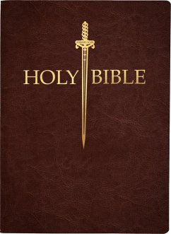 KJV Sword Bible, Large Print, Mahogany Genuine Leather, Thumb Index - Whitaker House