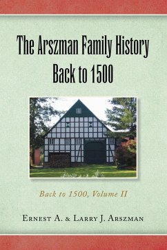 Cover The Arszman Family History Back to 1500 Vol.2 (eBook, ePUB)