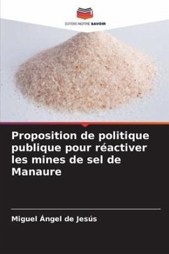 Proposition de politique publique pour réactiver les mines de sel de Manaure - Ángel de Jesús, Miguel